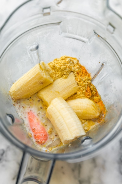 Carrot Banana Protein Smoothie