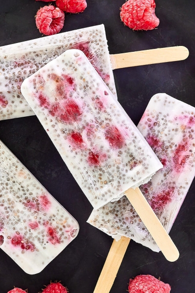 Chia Seed Pudding Popsicles