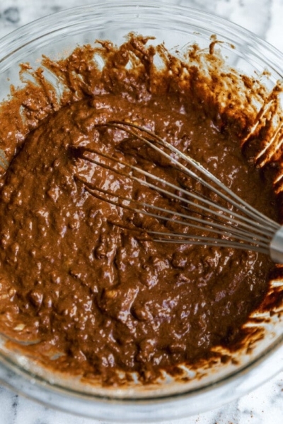 Chocolate Oat Flour Banana Bread