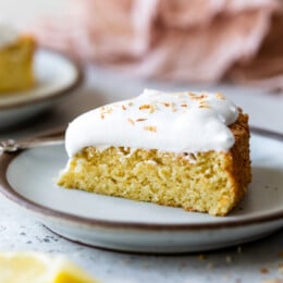 Coconut-Lemon Almond Cake Recipe