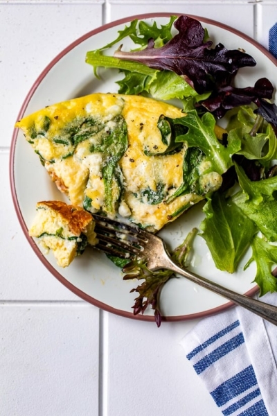 Cottage Cheese Egg and Sausage Frittata (High Protein) - Skinnytaste