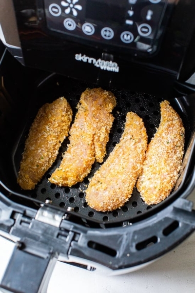 Crispy Golden Air Fryer Chicken Tenders - Skinnytaste