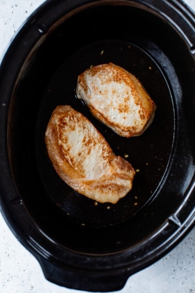 Crock Pot Pork Roast with Mushrooms and Polenta