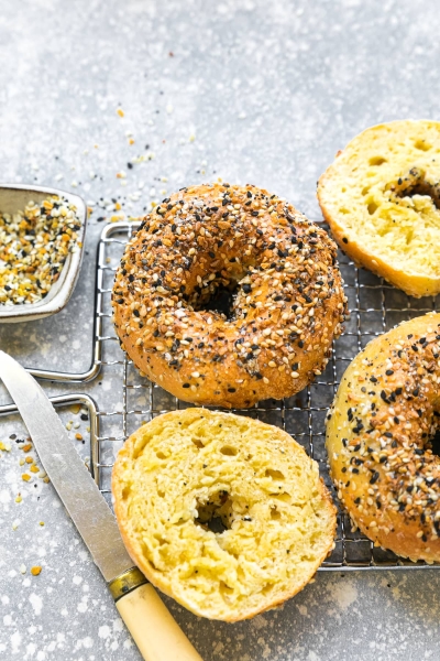 High-Protein Egg Bagels