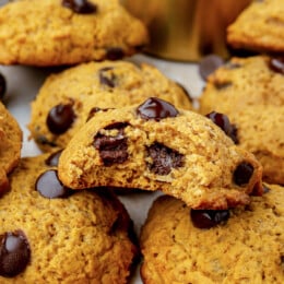 Pumpkin Chocolate Chip Cookies - Soft & Easy!