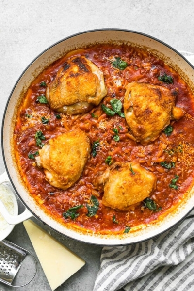 One-Pot Chicken and Orzo