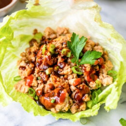 Healthy Asian Chicken Lettuce Wraps - Skinnytaste