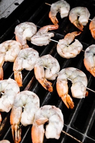 Garlic Butter Grilled Shrimp