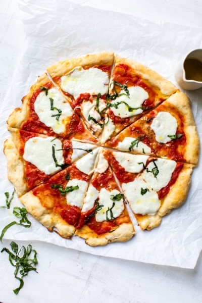 Easy Margherita Pizza Recipe (No-Yeast) - Skinnytaste