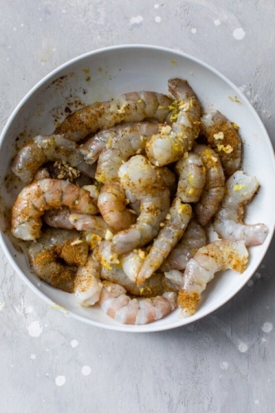 Old Bay Sheet Pan Shrimp with Corn and Tomatoes