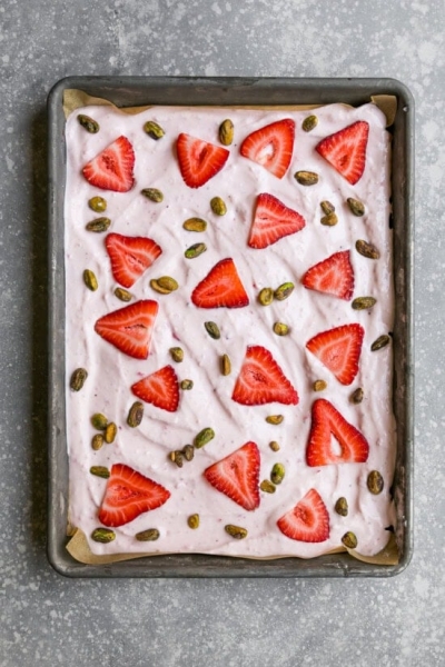 Strawberry Yogurt Bark