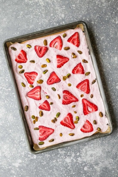 Strawberry Yogurt Bark