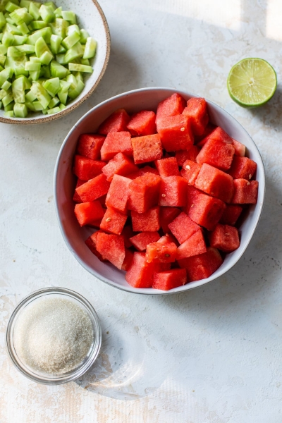 Watermelon Cucumber Granita