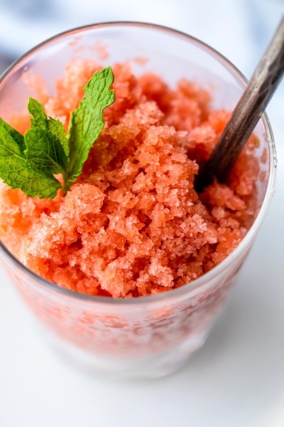 Watermelon Cucumber Granita