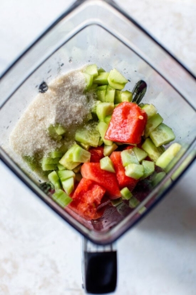 Watermelon Cucumber Granita