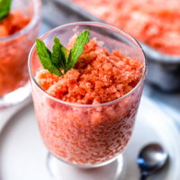 Watermelon Cucumber Granita