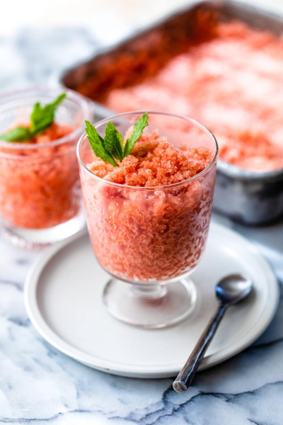 Watermelon Cucumber Granita