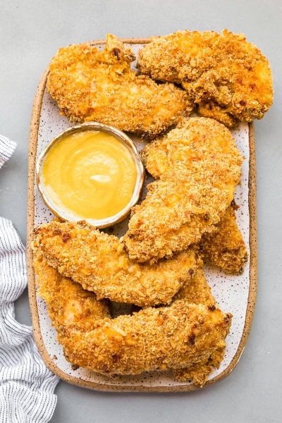 Pretzel Crusted Chicken Tenders