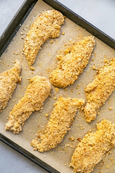 Pretzel Crusted Chicken Tenders