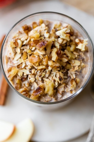 Apple Pie Overnight Oats