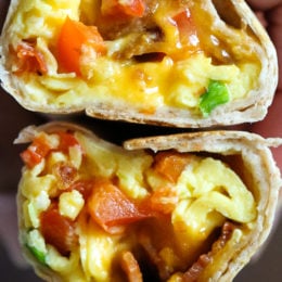 Freezer Breakfast Burritos