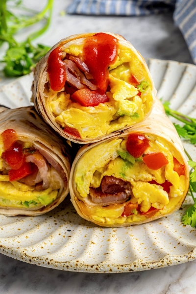 Freezer Breakfast Burritos