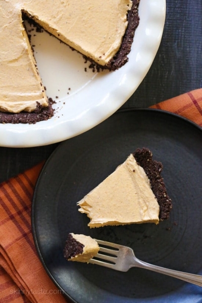 Pumpkin Spice No-Bake Cheesecake