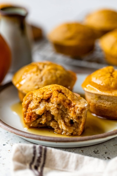 Easy Pumpkin Pancake Muffins