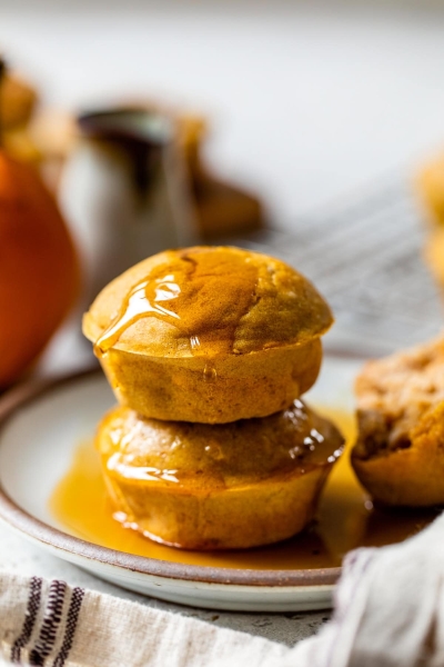 Easy Pumpkin Pancake Muffins