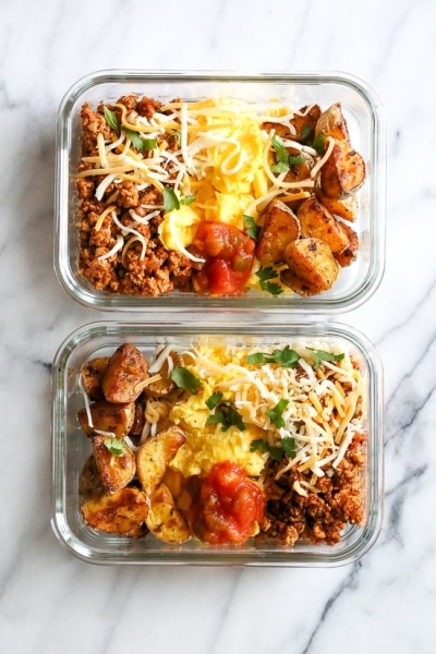 Meal Prep Breakfast Taco Scramble