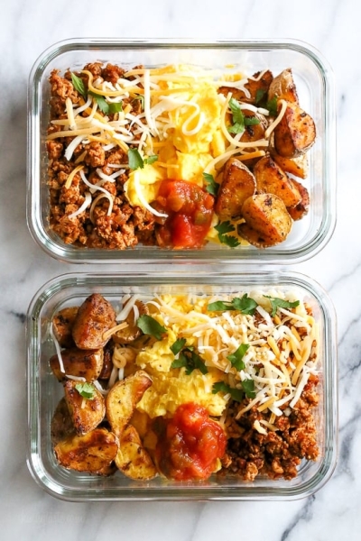 Meal Prep Breakfast Taco Scramble