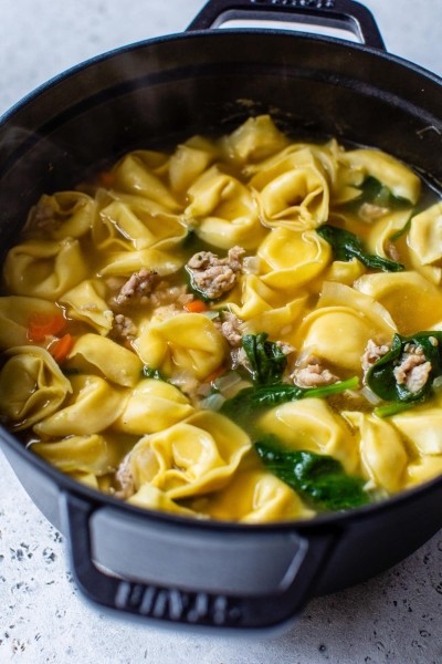 Sausage Tortellini Soup