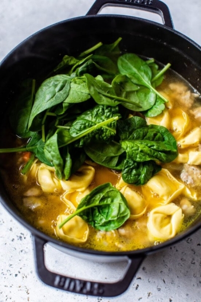 Sausage Tortellini Soup