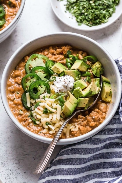 White Bean Turkey Chili Recipe