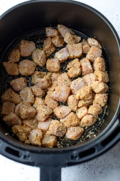 Air Fryer Breaded Chicken Breast Bites