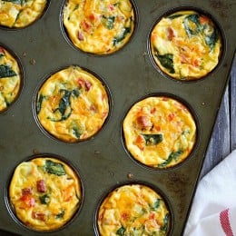 Petite Crust-less Quiche