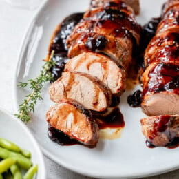 Pork Tenderloin with Cherry Sauce