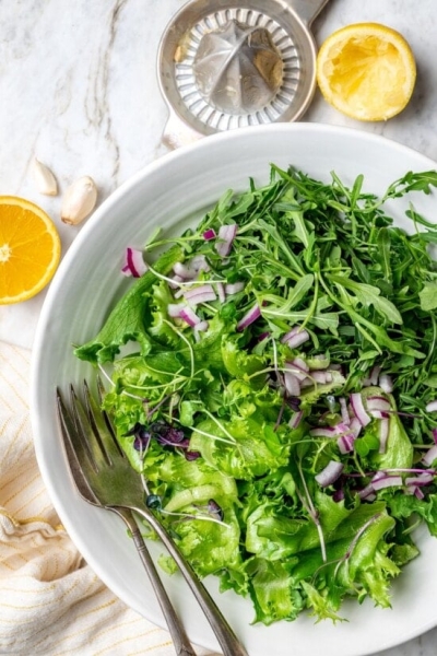 Pan Seared Scallop Salad With Citrus Vinaigrette