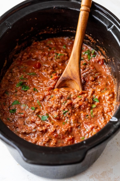 Slow Cooker Bolognese Sauce