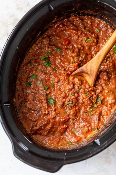 Slow Cooker Bolognese Sauce