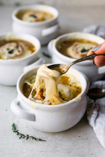 French Onion Chicken Soup | High-Protein Dinner Idea