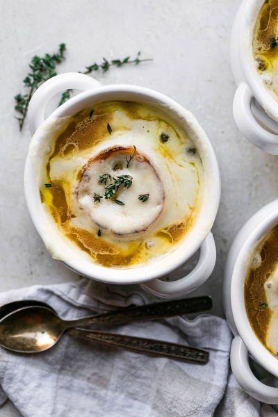 French Onion Chicken Soup | High-Protein Dinner Idea