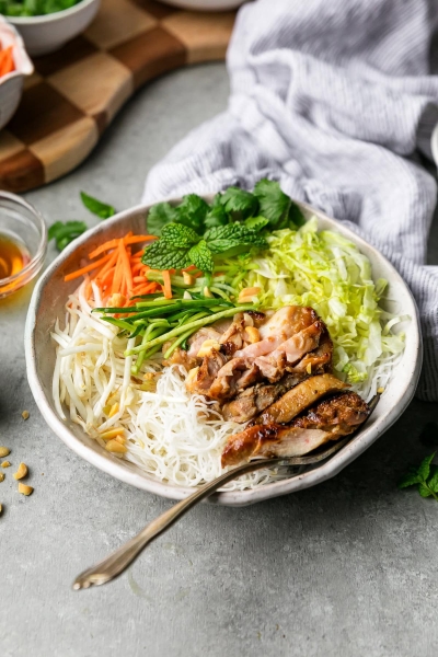 Lemongrass Chicken Noodle Bowls