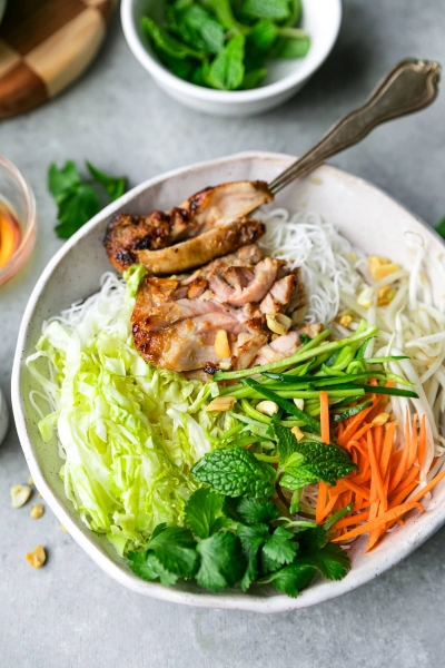 Lemongrass Chicken Noodle Bowls