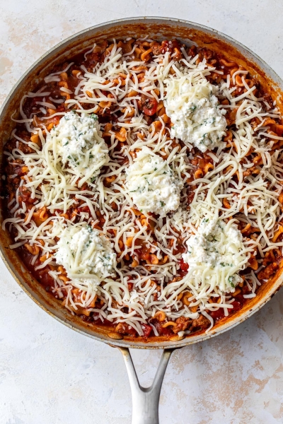 One-Skillet Lasagna | High-Protein Dinner Idea