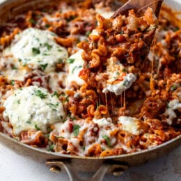 One-Skillet Lasagna | High-Protein Dinner Idea