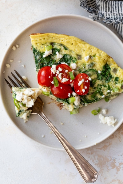 Spinach Feta Frittata