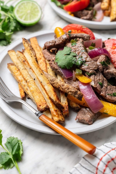 Lomo Saltado - Peruvian Beef Stir Fry Recipe