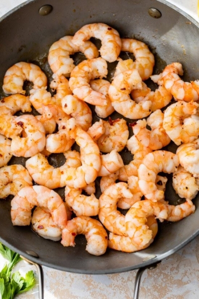 Pan Seared Shrimp