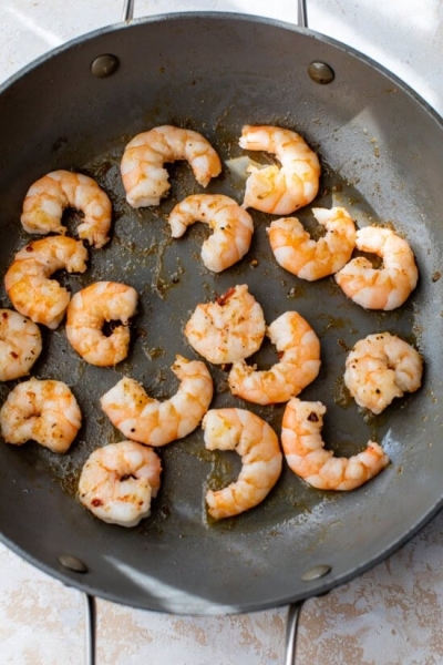 Pan Seared Shrimp